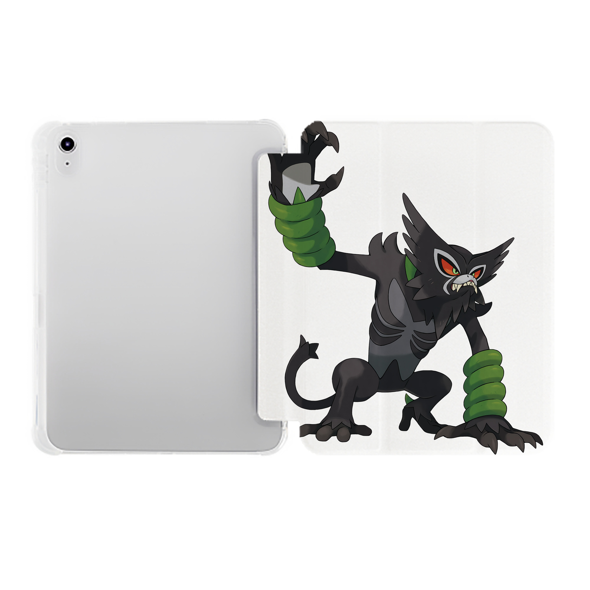 （画像用） ポケットモンスター Pokémon IPad ケース ペン収納付き 三つ折りスタンド PUレザー×シリコン 対応機種9.5/10.5/10.9インチ